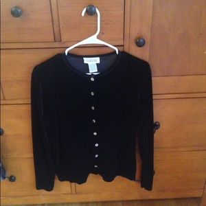 Black Velvet Top